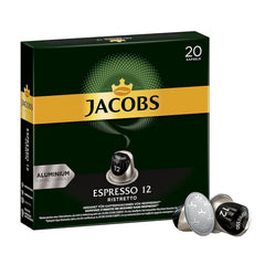 Kaffeekapseln Espresso Ristretto, Intensität 12 von 12, 10 x 20 Getränke & Kaffeekapseln Espresso Intenso, Intensität 10 von 12, 200 Nespresso®* kompatible Kapseln, 10 x 20 Getränke