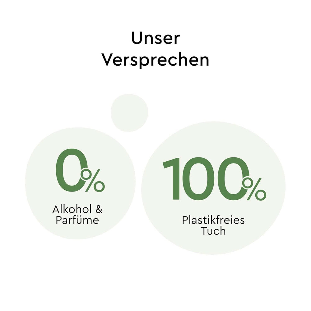 LILLYDOO Grüne natürliche Feuchttücher, 100 % plastikfrei, parfümfrei (FSC-Mix) Naty Shop Baby-Feuchttücher