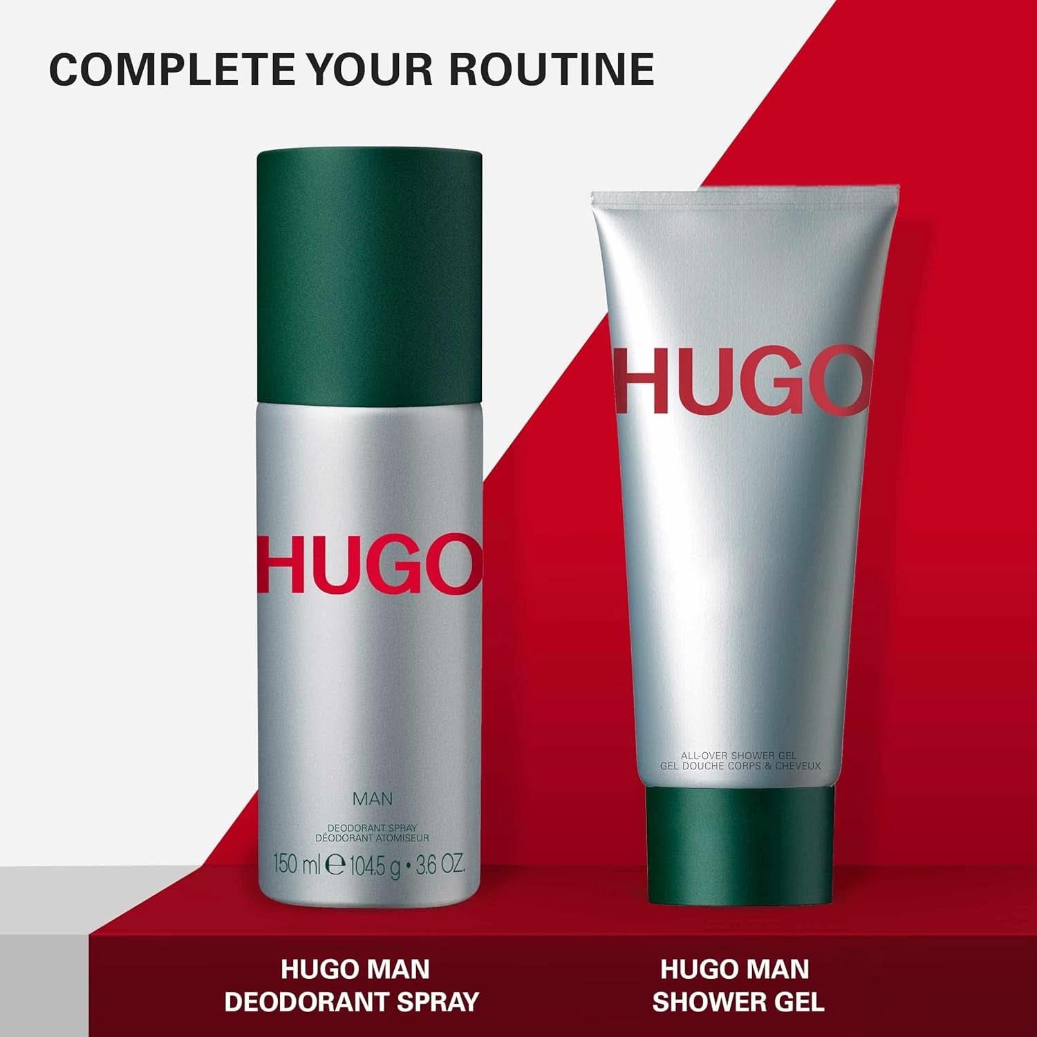HUGO MAN, Duschgel, aromatisch und erfrischend mit Tannenbalsam, Herren, 200 ml Dusche und Bad Naty Shop