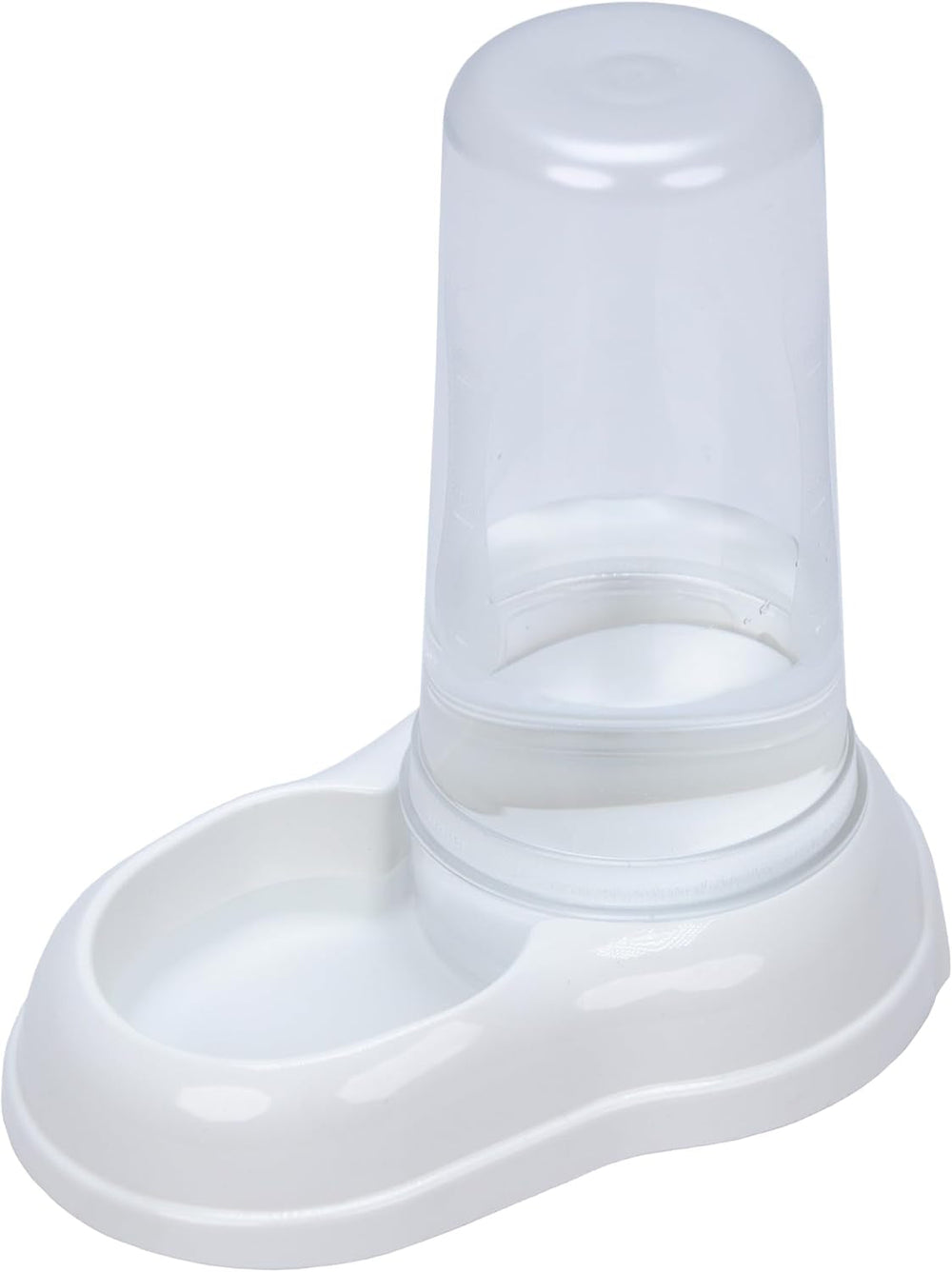 Ferplast AZIMUT 600 Dispenser de hrană și apă pentru câini și pisici, capacitate 0,6 litri, bază antiderapantă, 12,5 x 19 x Î 19,5 cm, albastru