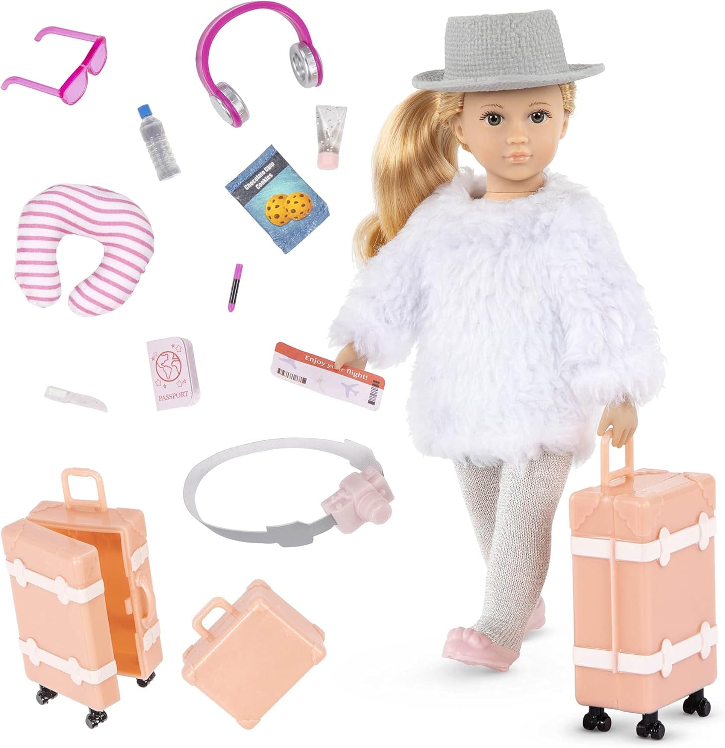 Lori - Thomas' Rollerset - Mini Junge Puppe & Roller Spielset - 15 cm große Puppe mit Fahrzeug und Zubehör - Kleidung, Helm, Ball, Rucksack - Spielzeug für Kinder - 3 Jahre +