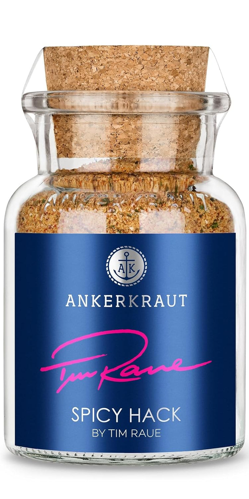 Ankerkraut Smoky Fries by Tim Raue, Mischung würzender Zutaten für Pommes Frites, Gourmet Pommes mit Rauch-Aroma, 145 g im Korkenglas