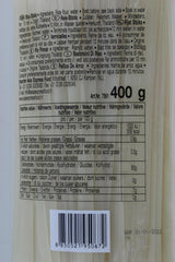 Tăiței de orez – thailandezi, tăiței panglică de orez cu lățimea de 10 mm, făcuți din făină de orez, drepți – 1 x 400 g