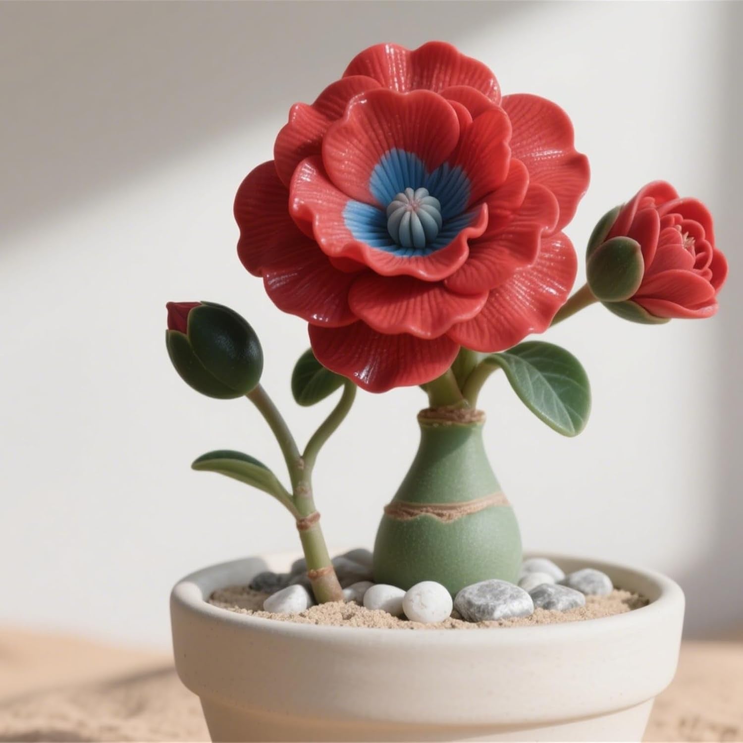 Winterhart pflanzen, Gift, Mysteriöse magische Glühbirne,Lebende Pflanzen,Mehrjährige Blumenzwiebel ist winterhart,Blumenzwiebel Mix-2Wüstenrose knollen-C