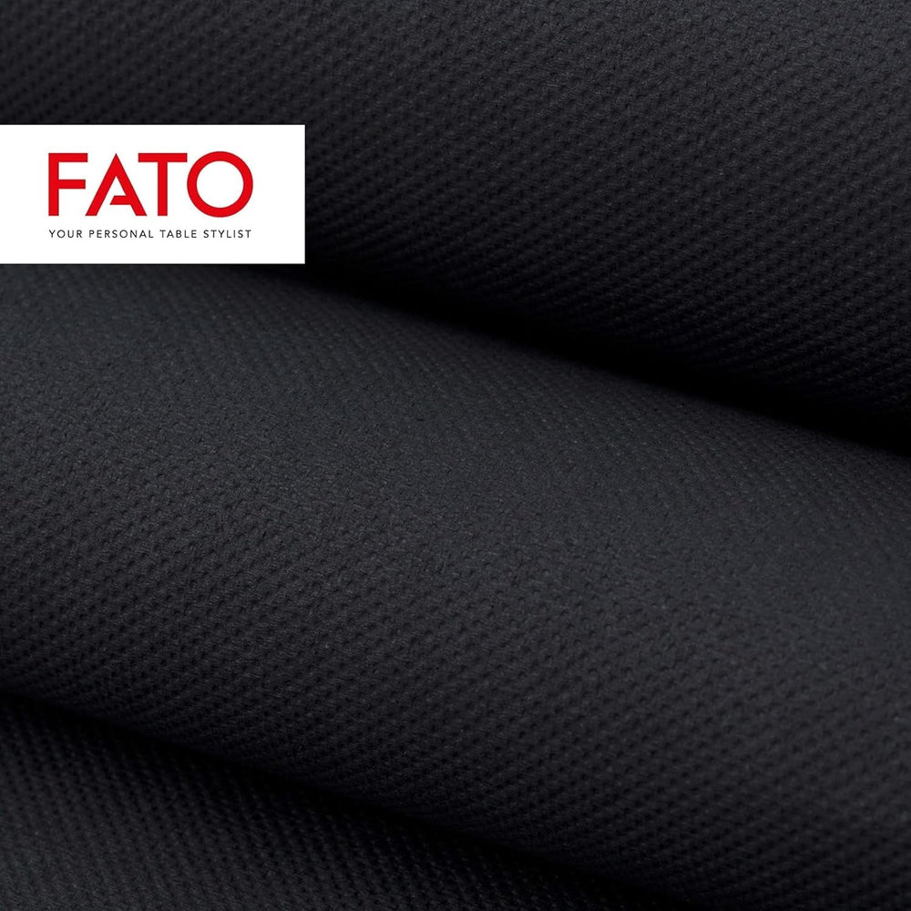 - Șervețele de hârtie de unică folosință, Softness And Softness, pachet de 40 de șervețele, dimensiune 38X38 pliate în 4, 2 straturi, culoare neagră, 100% hârtie din celuloză pură, certificate Fsc (pachet de 2)