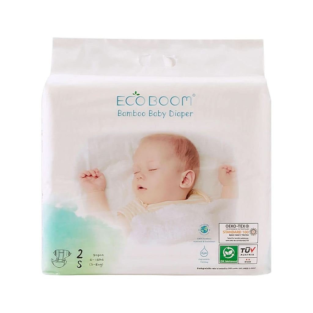 Scutece, Viscose din Bamboo Scutece, scutece de unică folosință moi naturale pentru sugari Mama si Copilul Naty Shop 2 (90 de scutece)
