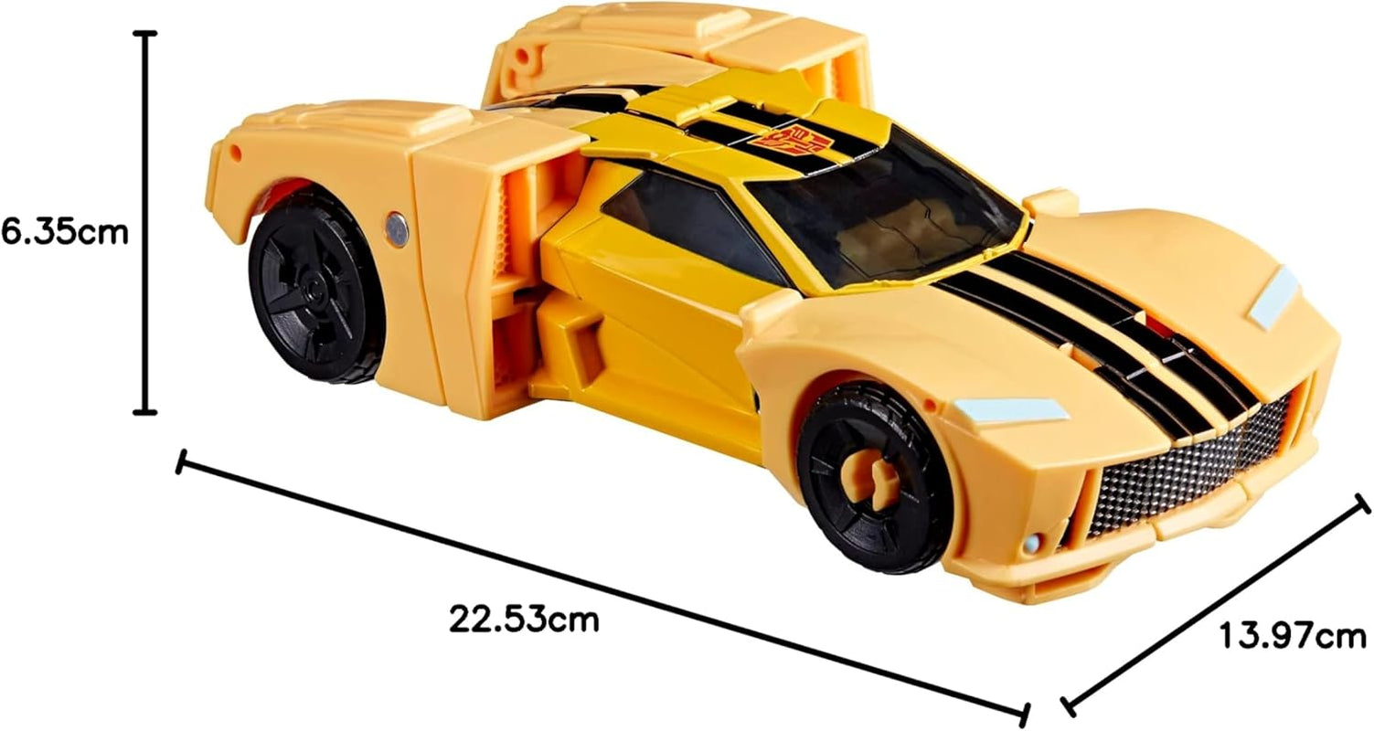 Transformers Earthspark Deluxe Class Bumblebee Toy 12,5 cm große Actionfigur Roboterspielzeug für Kinder ab 6 Jahren Actionfiguren Naty Shop