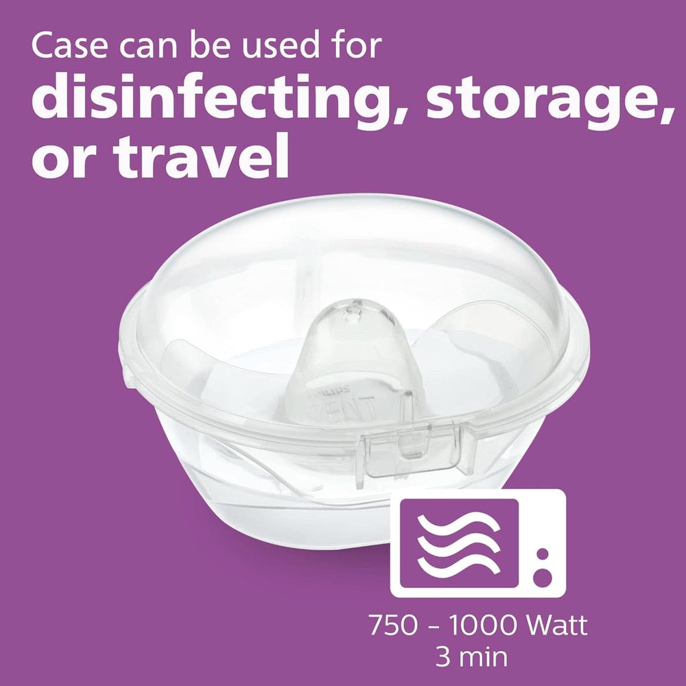 Philips Avent SCF153/03 Brustwarzenschutz, mit Aufbewahrungsbox, mittel, 2 Stück Zubehör Essen und Stillen Bebe Naty Shop