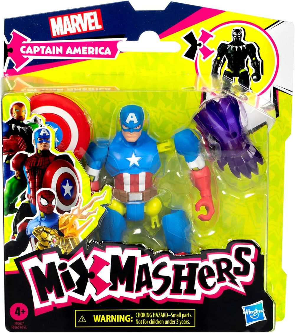 Mixmashers Marvel Captain America Avengers Mix-and-Match-Actionfiguren und Zubehör Actionfiguren Naty Shop