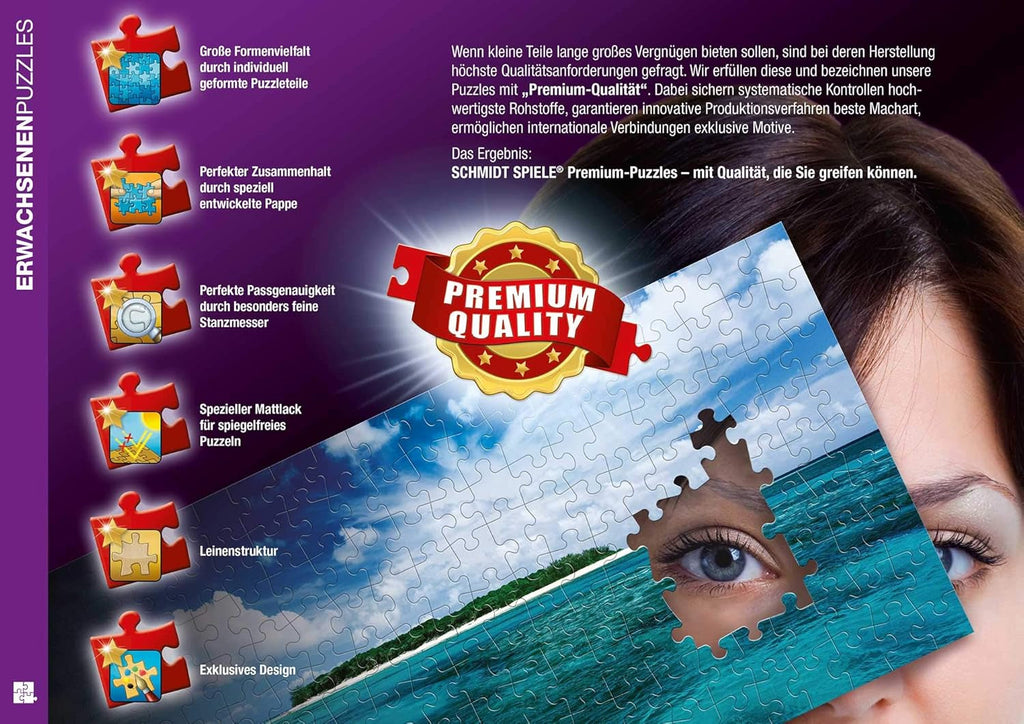 Schmidt Spiele 57598 Coca Cola camion de Crăciun, puzzle jigsaw 1000 piese Puzzle Naty Shop