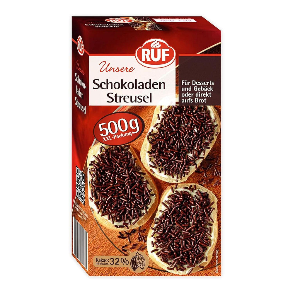 RUF Vermicelli Milchschokolade, 500 Gramm, glutenfrei Sprinkles Naty Shop With Chocolate