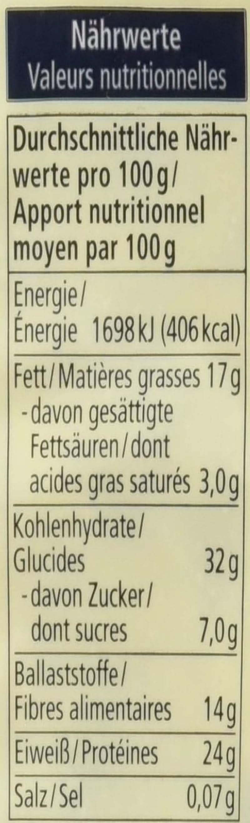 Müsli mit Bio-Proteinen, 350 Gramm Cereale Naty Shop