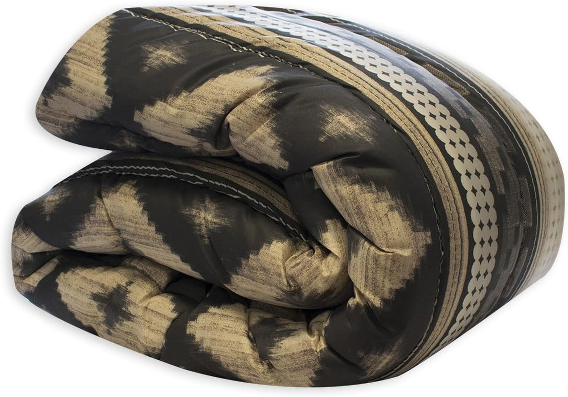 Bleu Câlin zweifarbige Wendedecke für 2 Personen, Mikrofaser, Burgund/Pfeffer, 220 x 240 cm Steppdecken und Steppdecken Naty Shop Ocker/Grau 220 x 240 cm