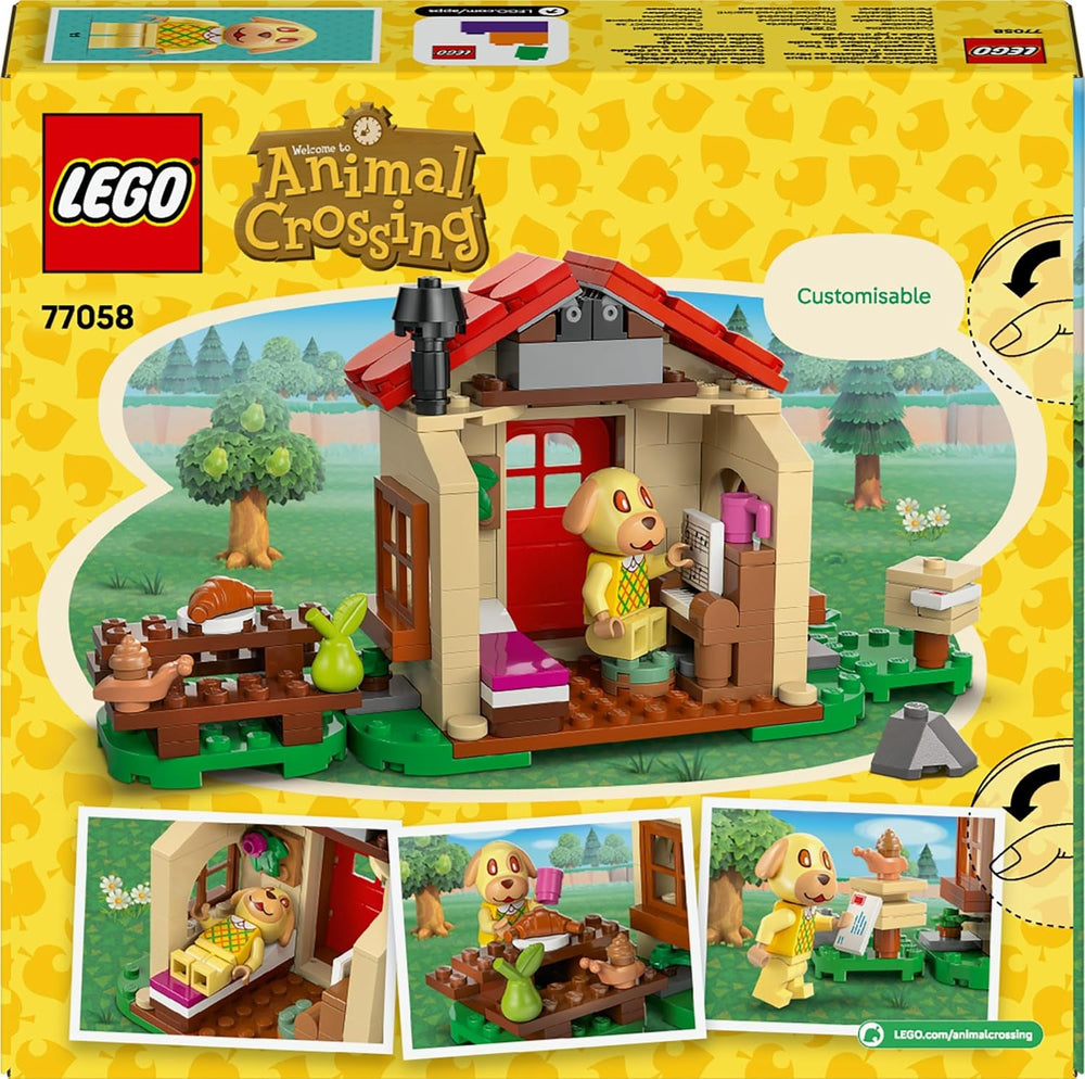 LEGO Animal Crossing - Bienchens gemütliches Haus - Spielzeug mit Minifigur, Klavier, Picknicktisch & Lebensmittel Zubehör - Spielset Gamer Geschenk für Mädchen, Jungen & Fans ab 6 Jahren - 77058