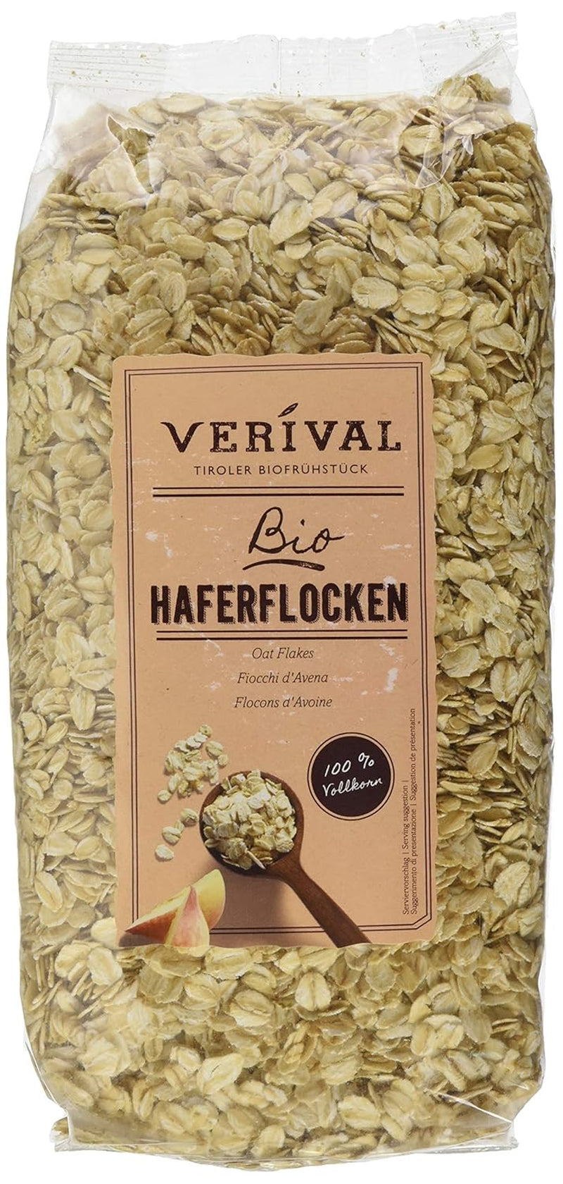 Fulgi de ovăz bio Verival, pachet de 6 (6 x 500 g)