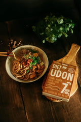Udon Shirataki Konjac Nudeln Bio 385g – Kalorienarm, glutenfrei, vegan – aus Konjakwurzel, reich an Ballaststoffen DIÄT-FOOD