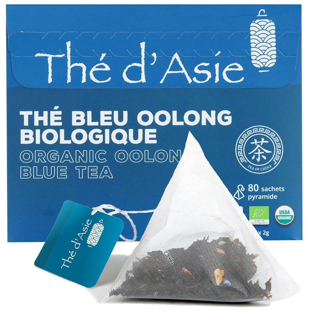 Khla - Ceai Oolong Bio 100 G - Ceai albastru - Ceai natural vrac - Ceai asiatic organic - Vrac și tăiat - Ceai din plante și infuzie - Din China