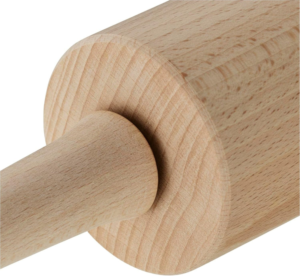 Sucitor original Kaiser Classic 47 x 6,5 cm, rolă pentru aluat, sucitor, lemn de fag, rulment de alunecare lină, suprafață largă de rulare, bej