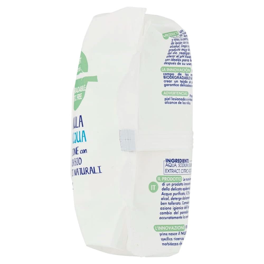 Servetele pentru schimbarea scutecelor Baby Sensation cu apa pura, formula cu apa purificata 98% cu efect de curatare a pielii, testate dermatologic, pachet economic Servetele Umede Bebelusi Naty Shop