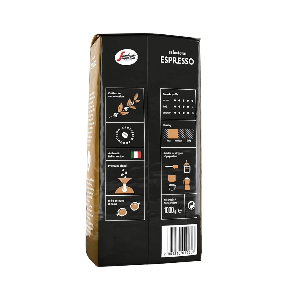 Segafredo - Selectione espresso boabe - 8x 1 kg