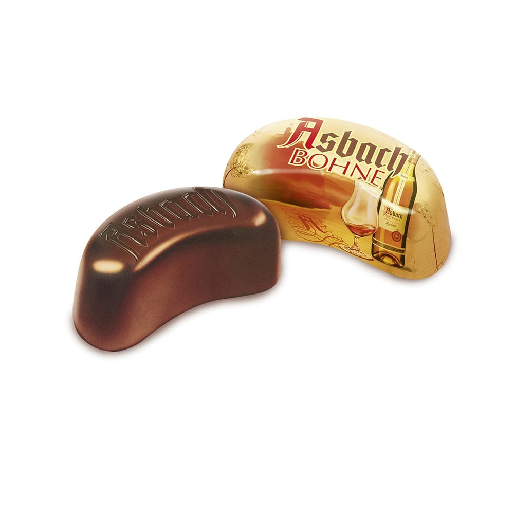 RCP Asbach Pralinenmischung, mit und ohne Kruste, flüssige Füllung, alkoholisch, wunderbares Geschenk, 2 x 125 Gramm Naty Shop Pralinen