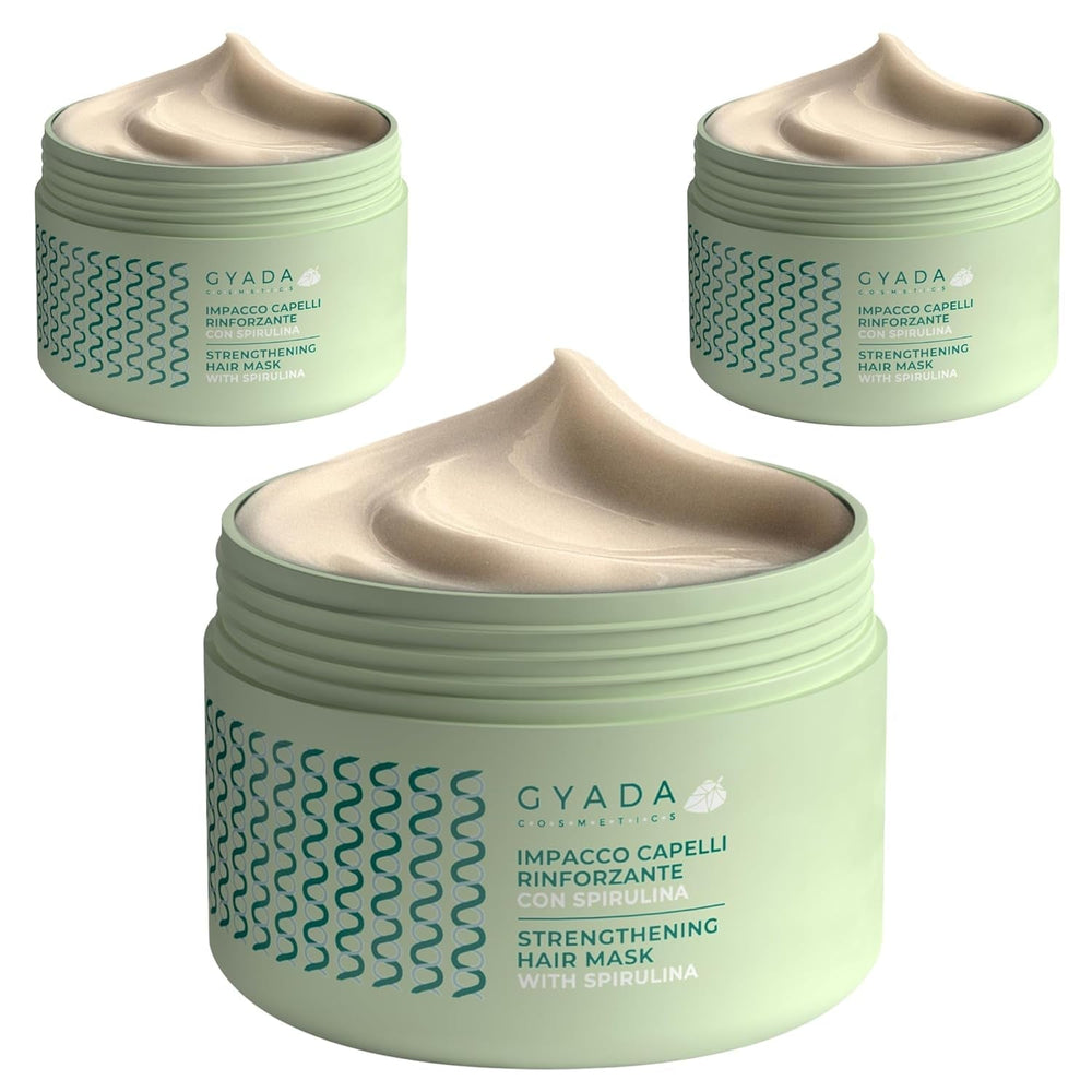 Spirulina-Haarstärkungspaket 3 Stück x 250 ml Haarpflege Naty Shop Standardtitel