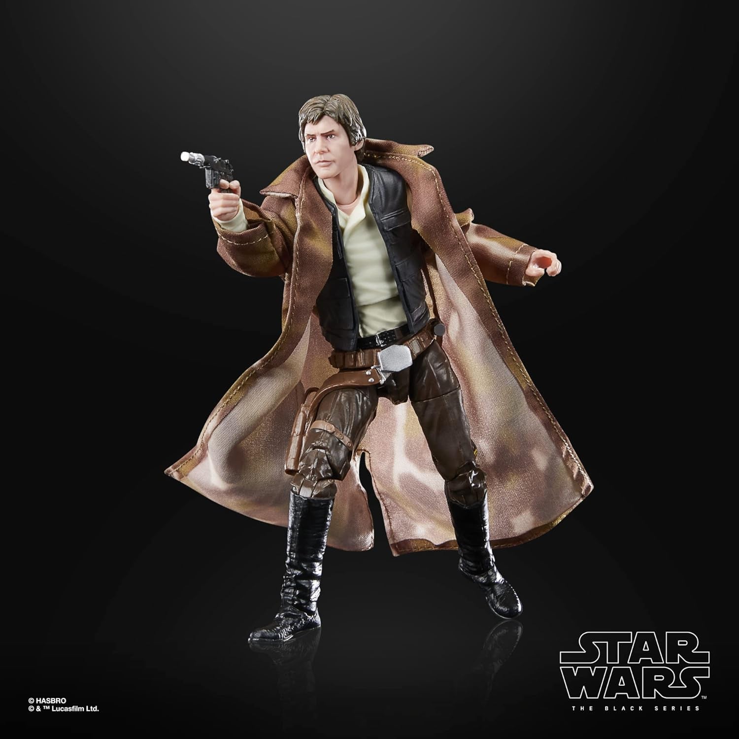 Star Wars Black Series Han Solo, 15 cm große Actionfigur Zu Wars: Die Rückkehr des Jedi-Ritters Actionfiguren Naty Shop