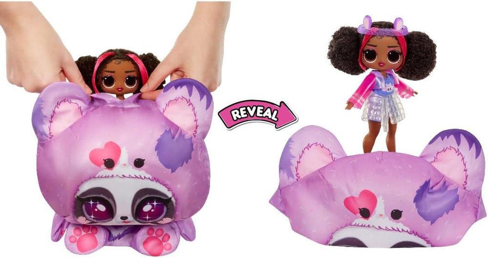 L.O.L. Surprise! Tweens Costume Surprise Hoops Cutie Modepuppe mit Aufblasbarem Lila Pandakostüm und Zahlreichen Überraschungen, u. a. Tolle Mode und Accessoires - Ideal für Kinder ab 4 Jahren