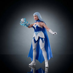 Masters of the Universe Origins Actionfigur Cartoon Collection Frosta, ca. 14 cm groß, aus der TV-Serie der 1980er Jahre, Prinzessin der Macht mit Eiskraft, detailliertes Design und Umhang, JBM87 Actionfiguren Naty Shop