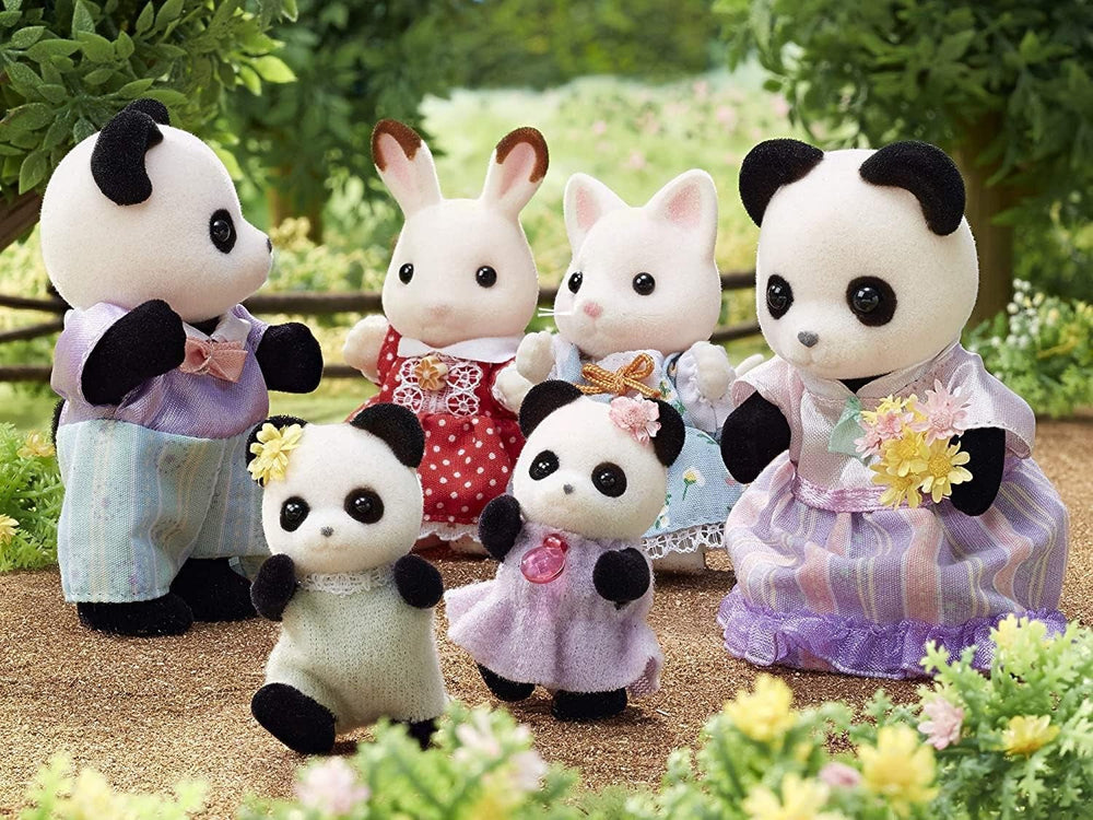 Sylvanian Families L5529 Panda Familie - Figuren für Puppenhaus