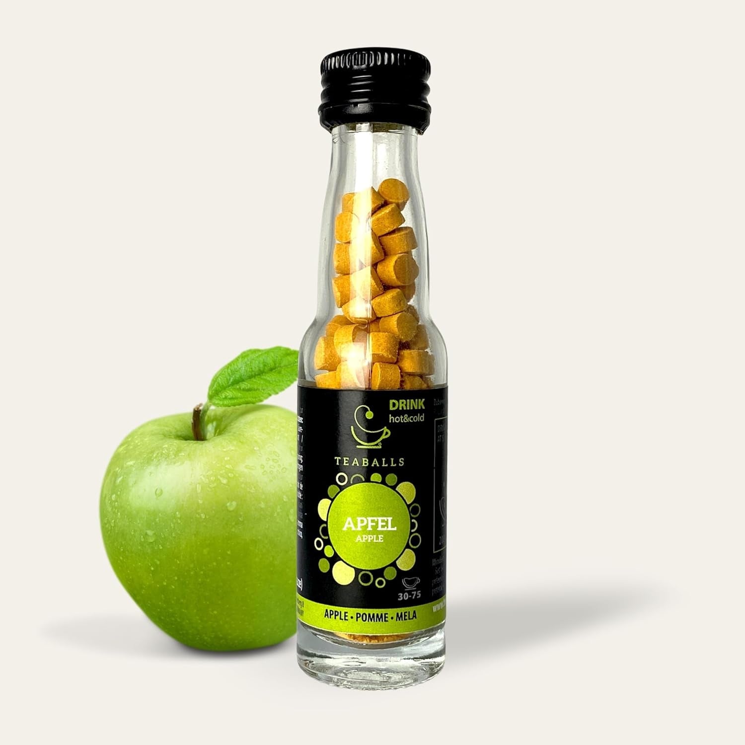 TEABALLS - Set de 3 POWER TEA MIX - ZMEURĂ, ENERGIE, CIREȘE Pentru aproximativ 120 de cești de ceai