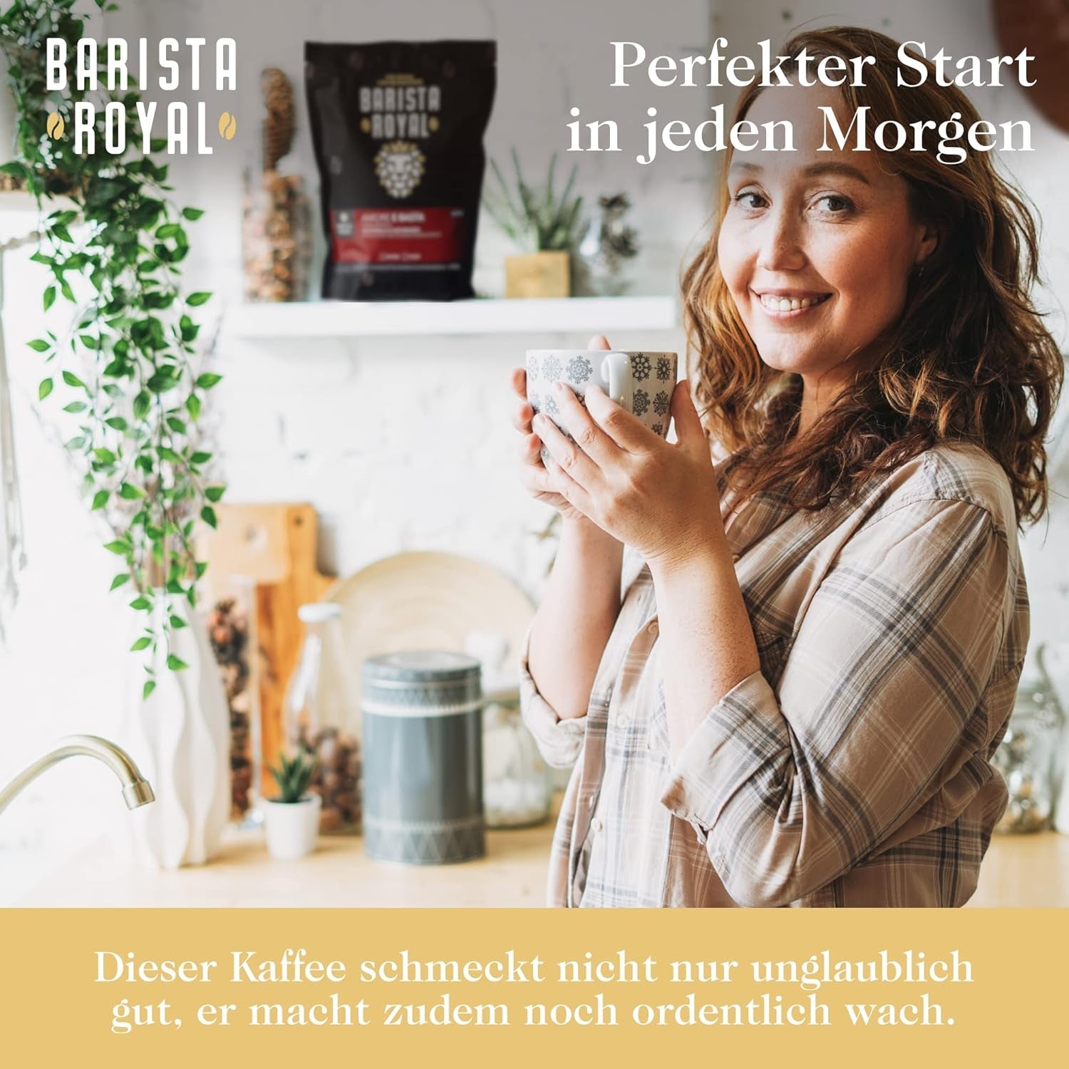 BARISTA ROYAL Espressobohnen 1kg "Amore E Basta Espresso" | Frische Kaffeebohnen direkt gehandelt | 70% Arabica, 30% Robusta Espresso ganze Bohnen | Ideal für Vollautomat und Siebträger