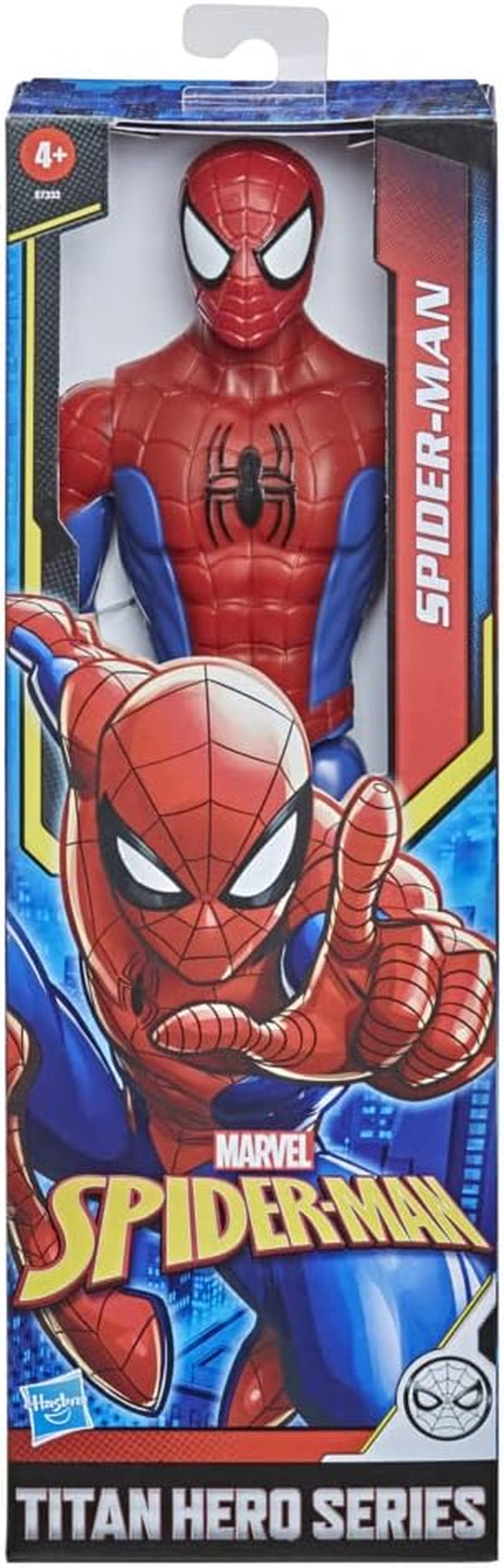 Marvel Titan Hero Series Spider-Man-Actionfigur, 30 cm großer Superheld mit beweglichen Gliedmaßen, kompatibel mit anderen Spider-Man-Spielzeugen für Kinder ab 5 Jahren. Actionfiguren Naty Shop