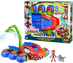 Marvel Spidey und seine Superfreunde Dino Crawler Superhelden-Spielset mit Spidey- und Dino-Figuren und Transportspielzeug für Kinder ab 3 Jahren. Actionfiguren Naty Shop