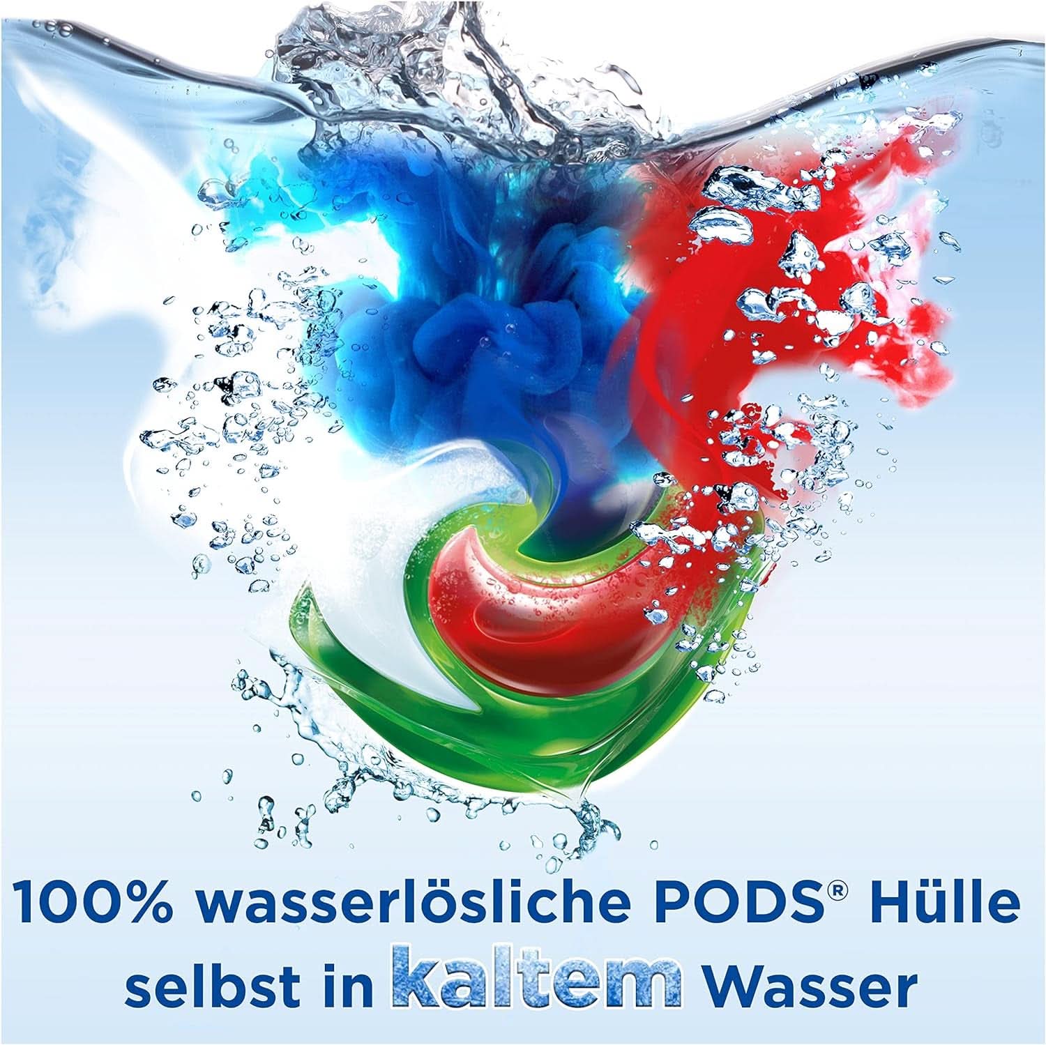 Ariel Allin1 PODS, Color+ Flüssigwaschmittel-Kapseln 53 Waschgänge, hervorragende Fleckenentfernung beim ersten Waschgang Waschmittel Rufe Naty Shop