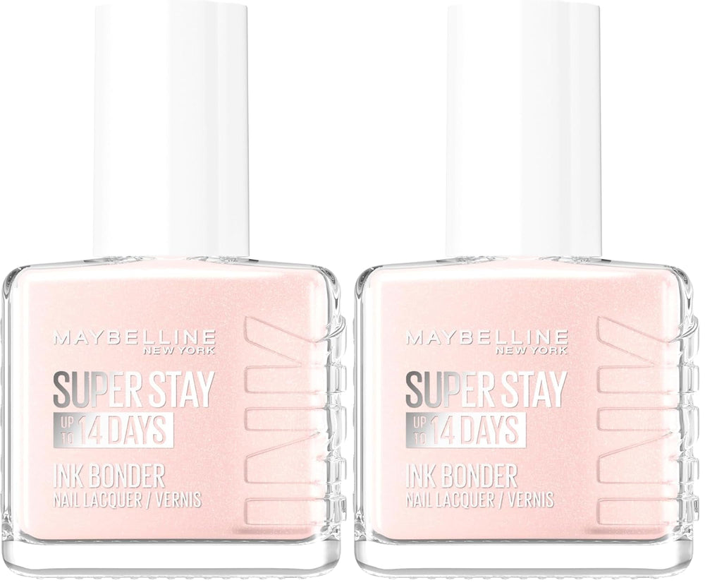 Oja Maybelline New York Super Stay Ink Bonder 078 Porcelain – ojă de lungă durată pentru unghii puternice și culoare intensă, 12,3 ml