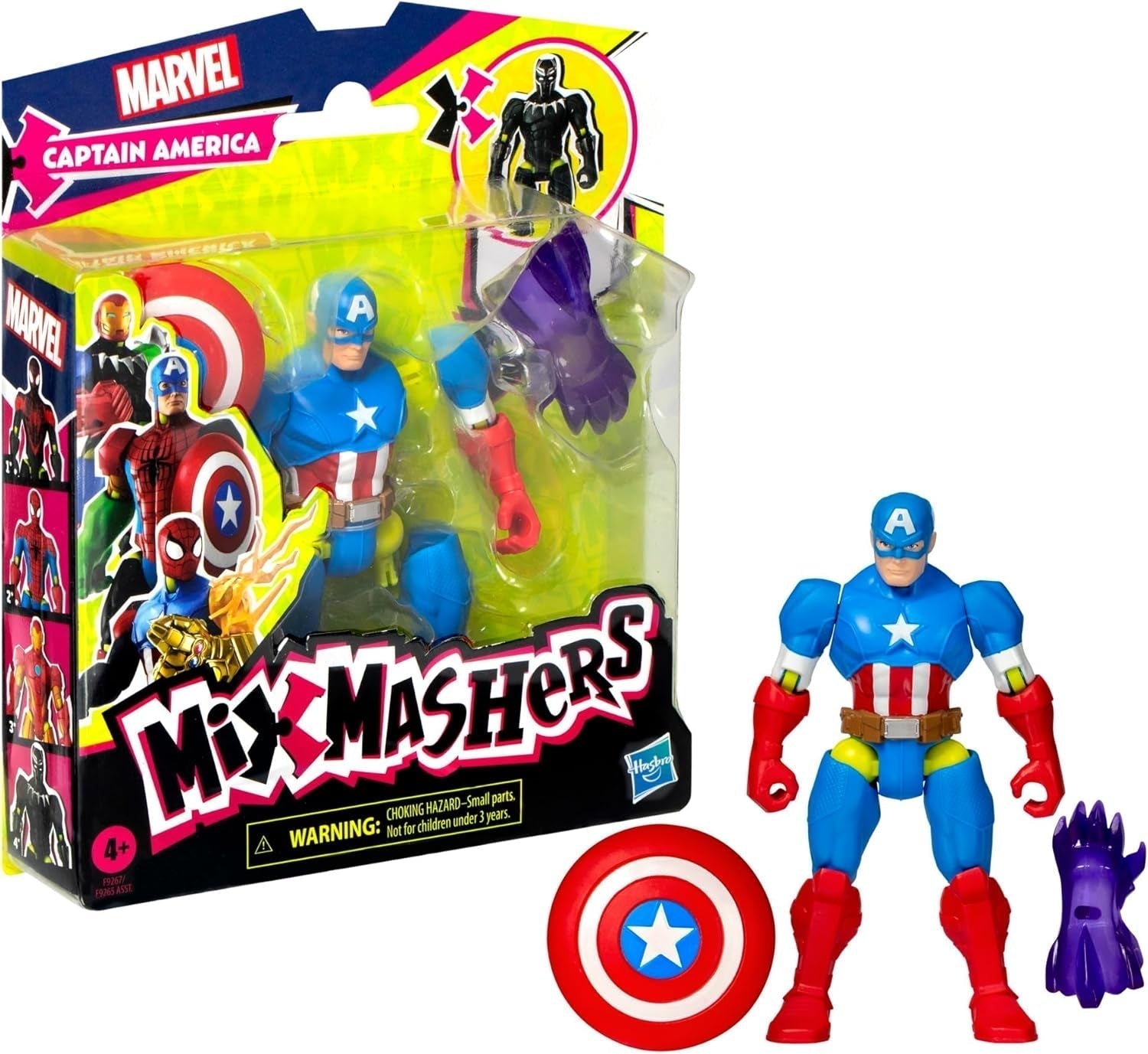 Mixmashers Marvel Captain America Avengers Mix-and-Match-Actionfiguren und Zubehör Actionfiguren Naty Shop