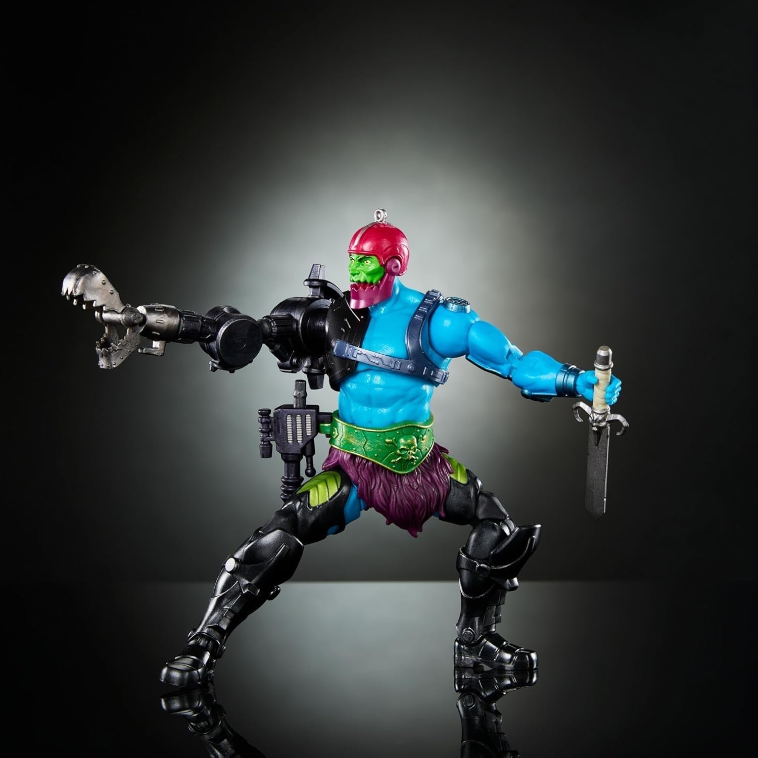 Masters of the Universe Masterverse Masterverse New Eternia Trap Jaw Actionfigur, Deluxe-Sammelfigur mit 30 Bewegungspunkten und mehreren Zubehörteilen, Motu Toy, HYC47 Actionfiguren Naty Shop