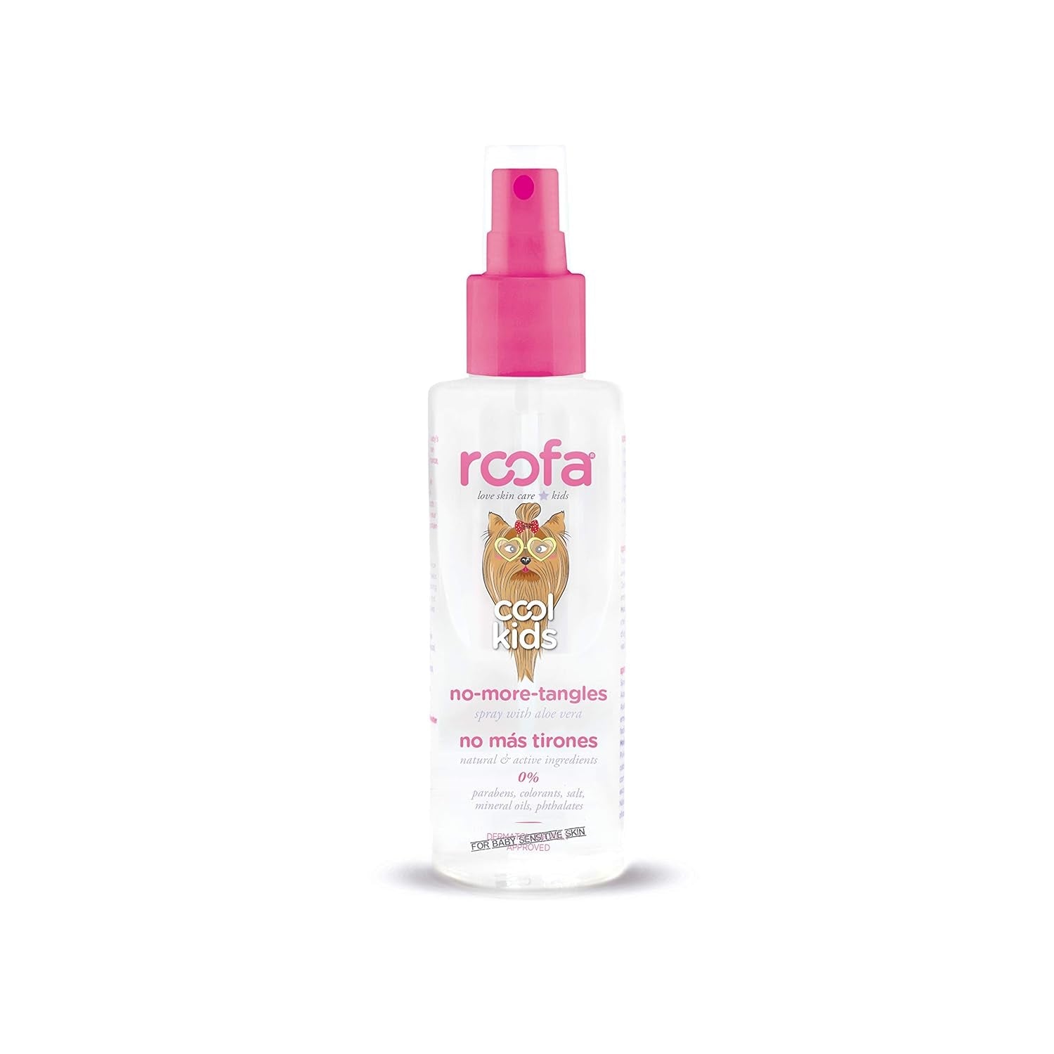 Cool Kids anti-incurcare spray pentru copii, 100 ml, Spania, 92,8% natural, cu aloe vera, mătase și pantenol, parfum de căpșuni Produse pentru descurcarea părului Naty Shop Titlu implicit