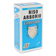 ‎Risera Campanini Risottoreis 500 g – Italienischer Risottoreis, Arborio Riso Reis, Cremiges Risotto