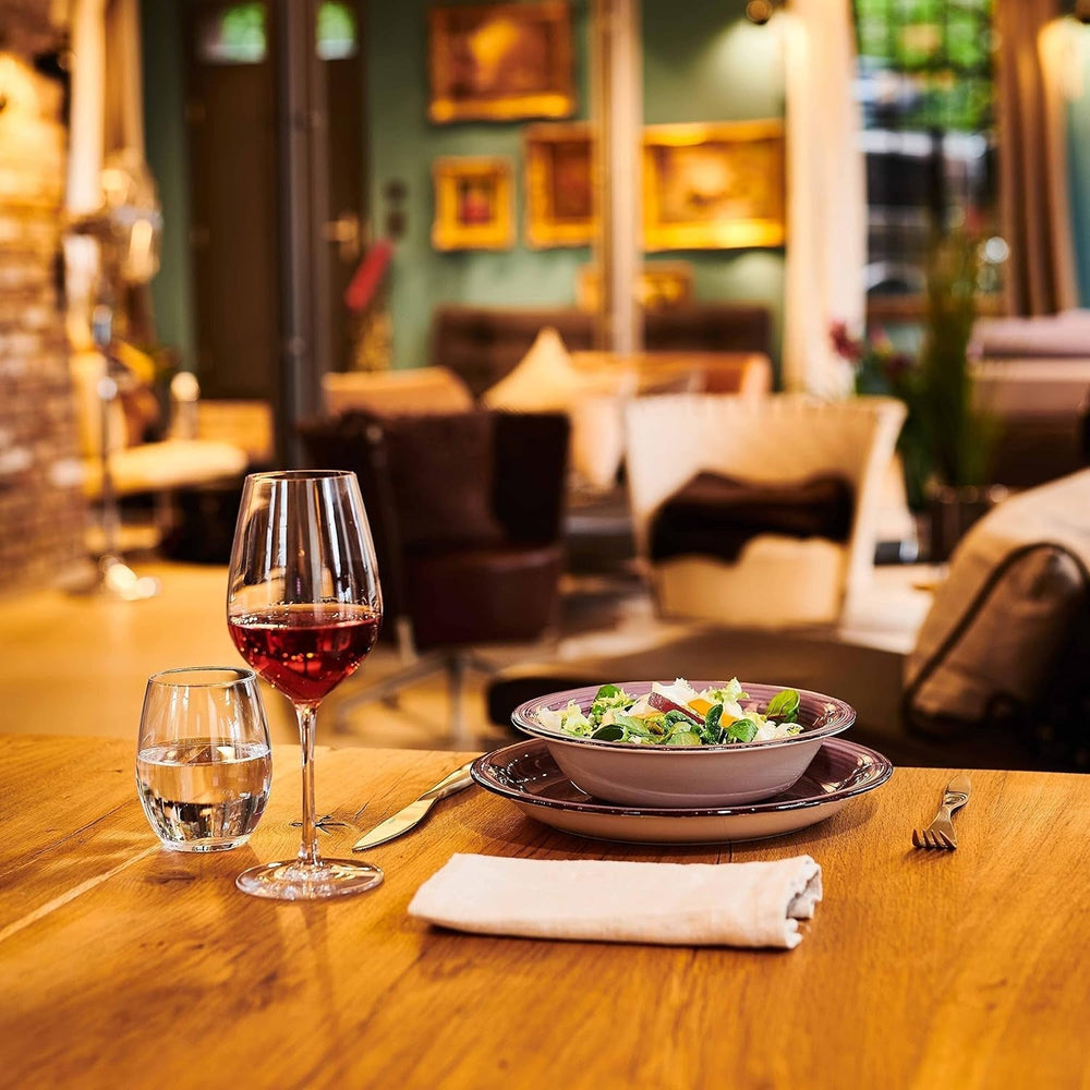 MÄSER 931950 Frühstücksservice Bel Tempo II für 6 Personen im Vintage-Look, handbemalte Keramik. Geschirrsets Naty Shop