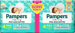 Scutece Pampers Baby Dry Maxi Twin Pack, mărimea 4 (7-18 kg), 48 de scutece