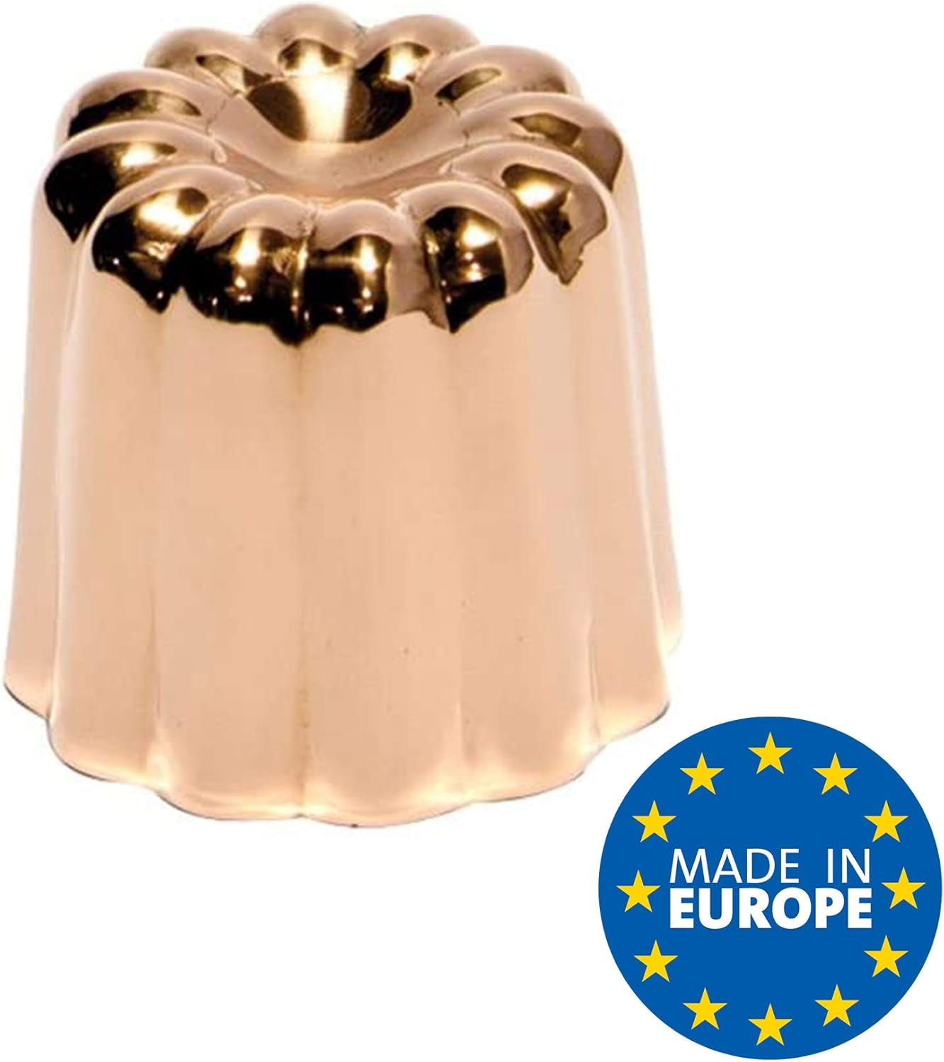 Backformen, Kupfer, 17,5 x 6 x 6 cm, 3 Stück Backformen und Tabletts Naty Shop