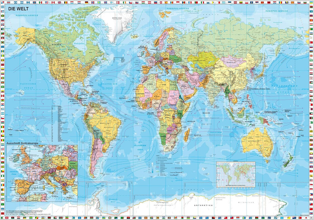 Lumea, puzzle jigsaw de 1.500 de piese Puzzle Naty Shop