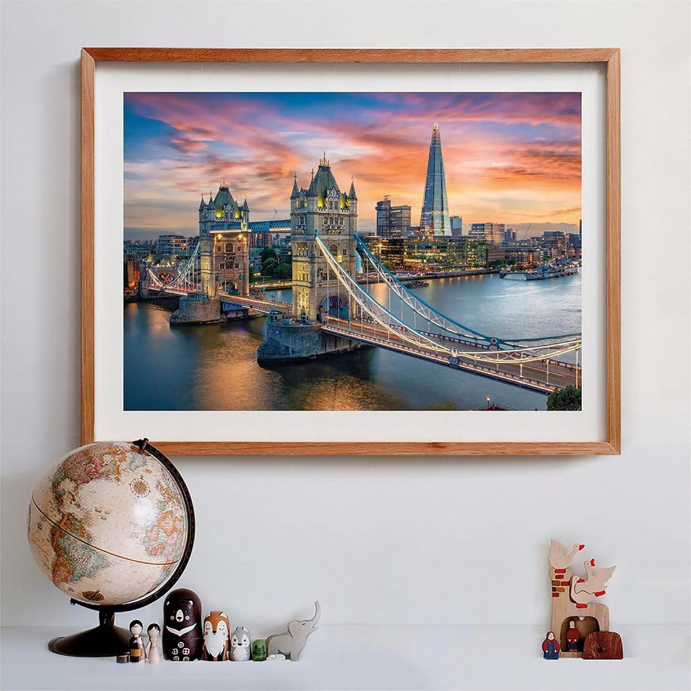 Clementoni - 31694 Collection - London Twilight, Puzzle 1500 Piese Pentru Adulți Și Copii 10 Ani, Joc De Abilitate Pentru Întreaga Familie Puzzle Naty Shop