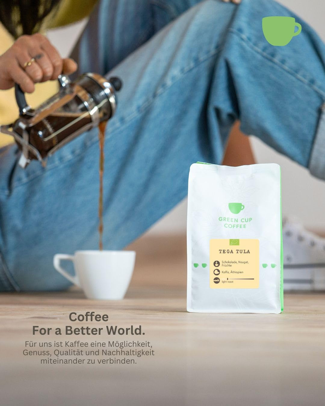 Coffee - Tega Tula I 100% Arabica I Kaffeebohnen 1kg I ideal für Vollautomaten und Filterkaffee mit schokoladig, fruchtigen Aromen I mittlere Röstung