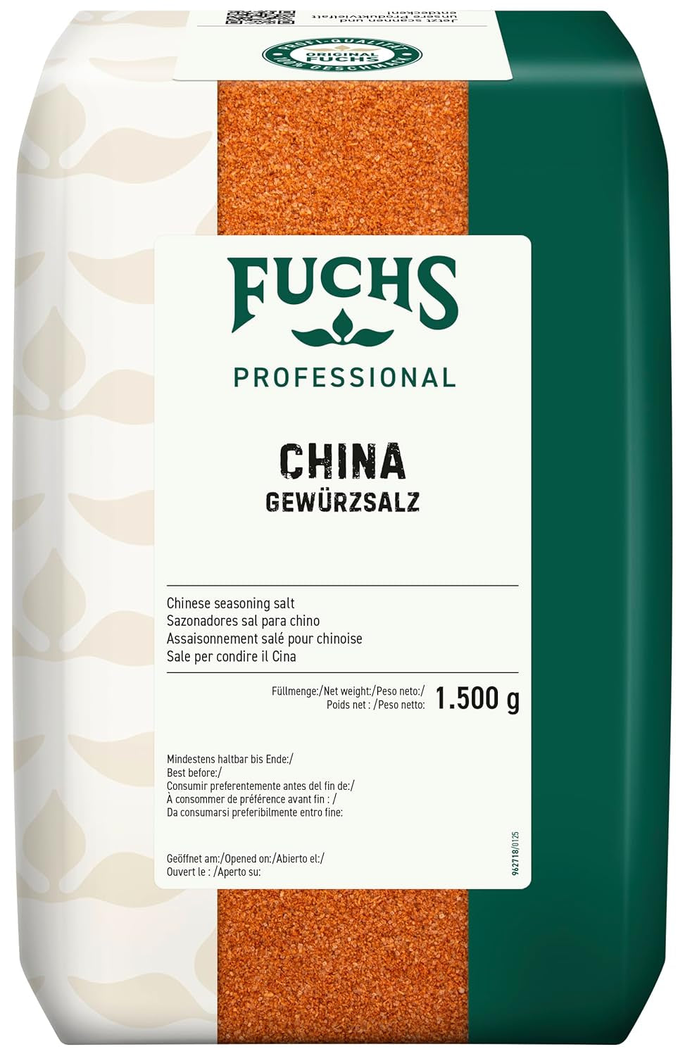 - China Gewürzsalz | Vielseitig einsetzbares asiatisches Gewürz | Kein Salzen mehr erforderlich | Profi-Qualität für Großverbraucher | 1,5 kg im recyclebaren Beutel