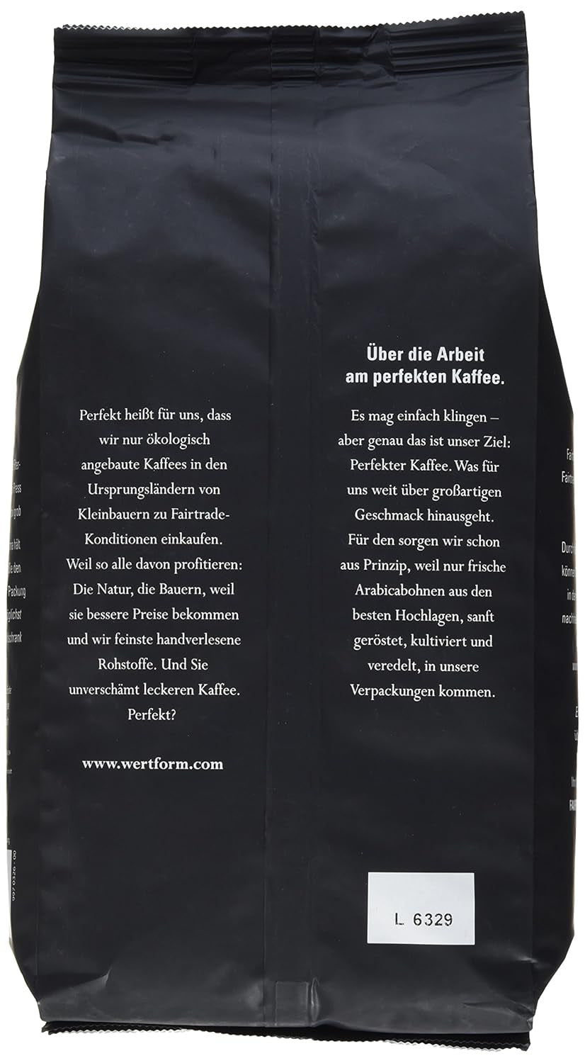 Bio FT Naturland Röstkaffee Arabica Cream, 1kg ganze Bohnen Kaffee Naty Shop