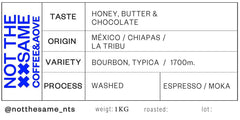 Cafea Specială Mexic, 1 kg, boabe de cafea specială, proaspăt prăjite pentru espresso și italiană - Producător - La Tribu - Chiapas