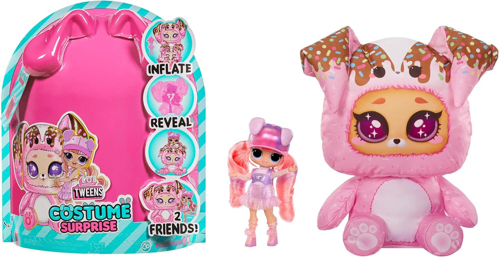 L.O.L. Surprise! Tweens Costume Surprise Hoops Cutie Modepuppe mit Aufblasbarem Lila Pandakostüm und Zahlreichen Überraschungen, u. a. Tolle Mode und Accessoires - Ideal für Kinder ab 4 Jahren